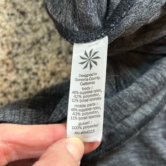 Athleta Excursion Tight Jogger Leggings Size Small Gray Side Pockets 153393 - Picture 7 of 9